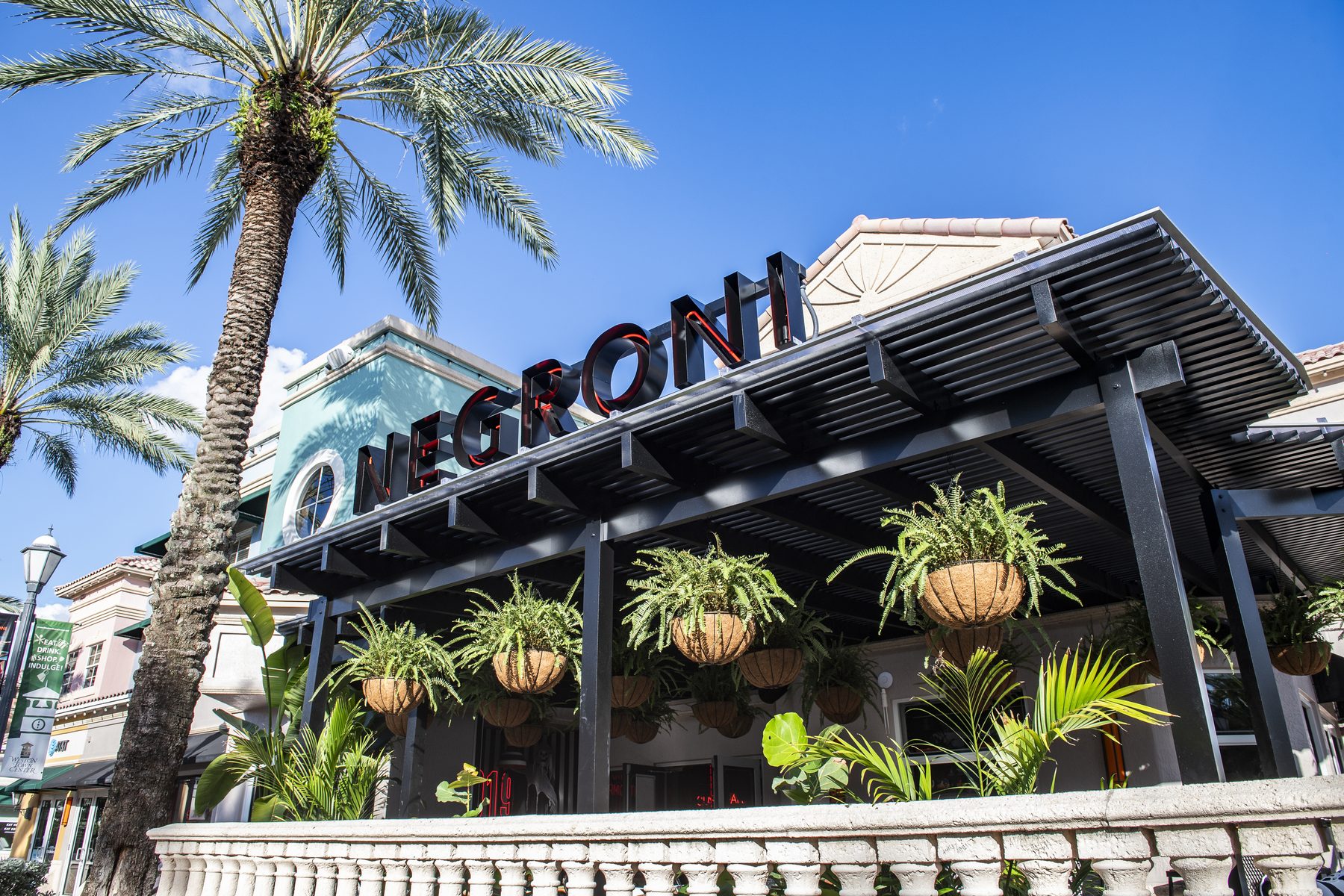 Negroni Weston — new entrance on Main Street, Weston Town Center